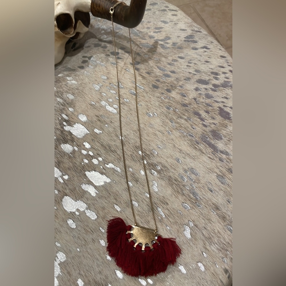 Long boho necklace